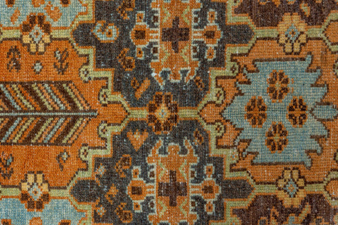 Antique Baktiary Runner Rug (3' x 10')